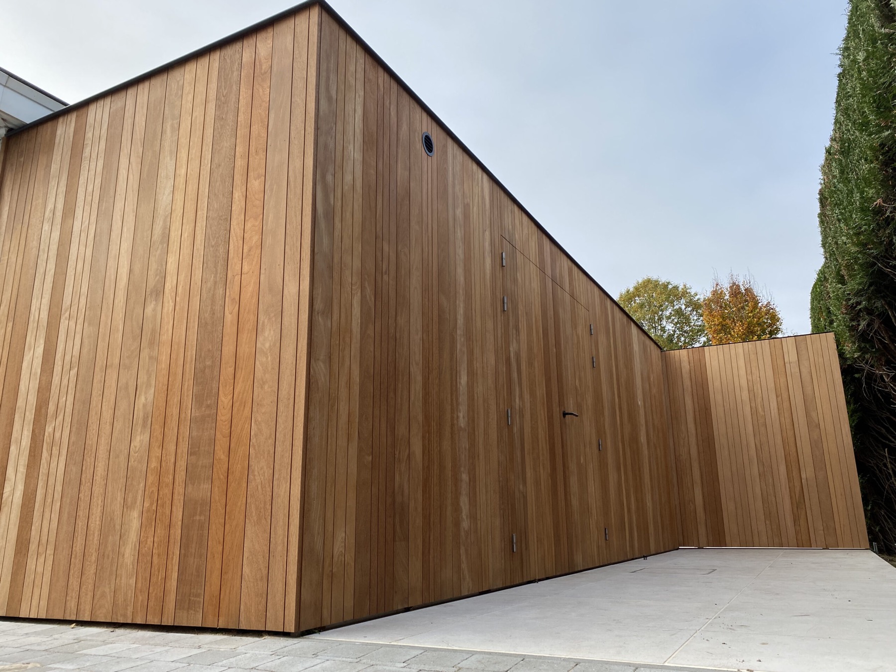 Houten gevelbekleding